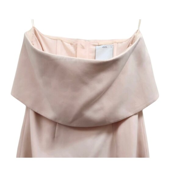 CMEO Collective strapless blush dress MIDI DRESS ROSE SIZE S - Picture 4 of 12